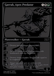 (Promo-SDCC)Garruk, Apex Predator/頂点捕食者、ガラク 【SDCC2014】